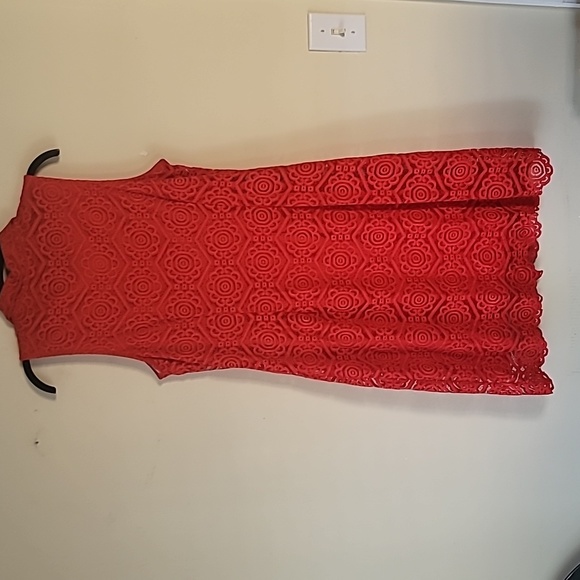 Ronni Nicole Lace Sleeveless Button Front Closure dress SZ 10 - Picture 7 of 13